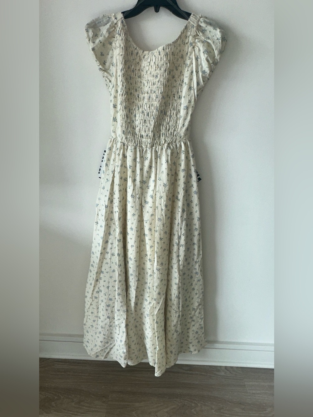 HYFVE Cream Dress with Blue Floral Print - Picture 2 of 12